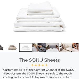 SONU Sheet Set size King color White
